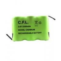 CFL 3.6V 2200mAh Ni-Cd Yan Şarjlı Pil