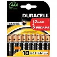 Duracell AAA Alkalin Kumanda Pili 18li