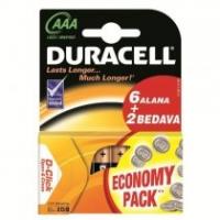 Duracell AAA Kumanda Pili 8li