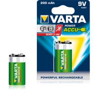Varta Ready 2 Use 9V 200mAh Şarjlı Pil