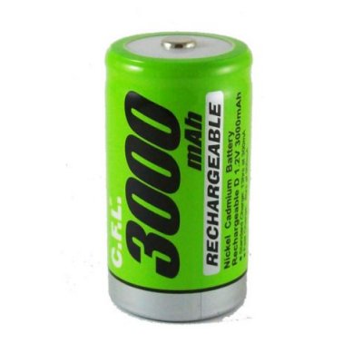 C.F.L 1.2V 3000 mAh D Şarjlı Pil