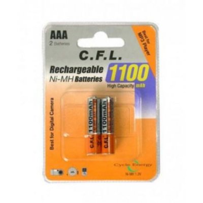 CFL 1100mAh AAA Şarjlı Pil 2li