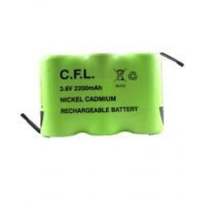 CFL 3.6V 2200mAh Ni-Cd Yan Şarjlı Pil