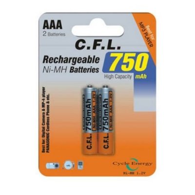 CFL 750mAh AAA Şarjlı Pil 2li