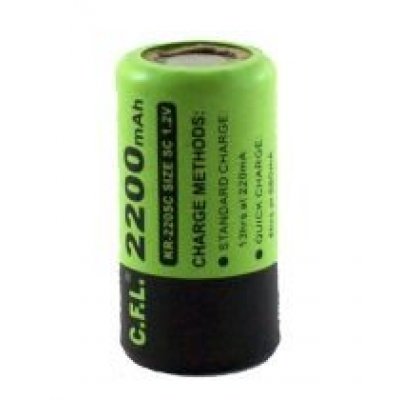 CFL KR-220SC 1.2V 2200mAh Ni-Cd Şarjlı Pil