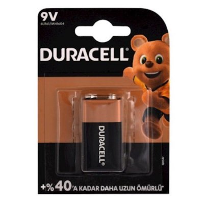 Duracell 9V Alkalin Pil