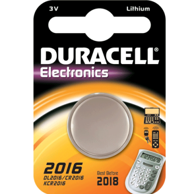 Duracell CR2016 DL2016 Lityum 3V Buton Pil