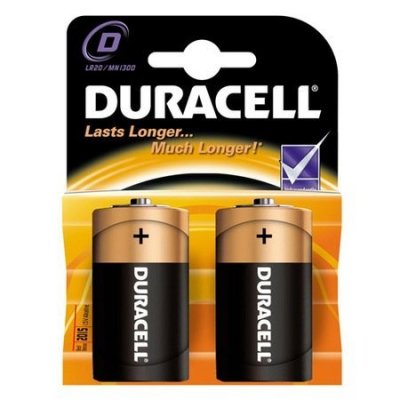 Duracell D Büyük Boy Alkalin Pil 2li