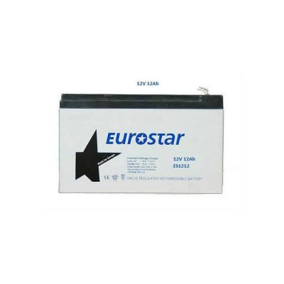 Eurostar 12V 12Ah Bakımsız Kuru Akü