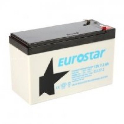 Eurostar 12V 7.2Ah Bakımsız Akü