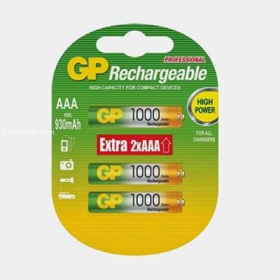 GP 1000mAh AAA Şarjlı Pil 6lı