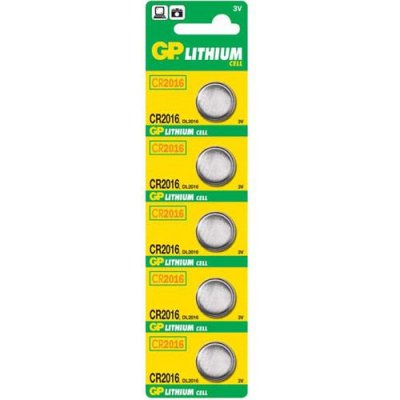 GP CR2016 Lityum Pil 5li