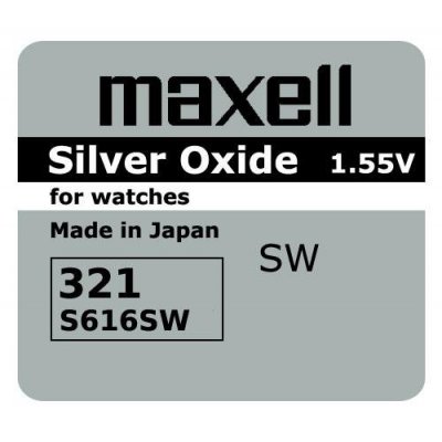 Maxell 321 SR616SW Saat pili