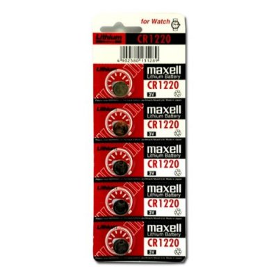 Maxell CR1220 Lityum Buton Pil 5li