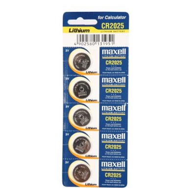 Maxell CR2025 Lityum Para Pil 5Li
