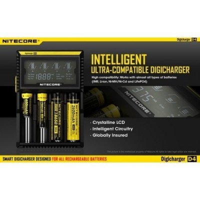 Nitecore D4 Şarj Cihazı