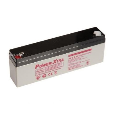 Power-Xtra 12V 2.6Ah (Yatay) Bakımsız Akü