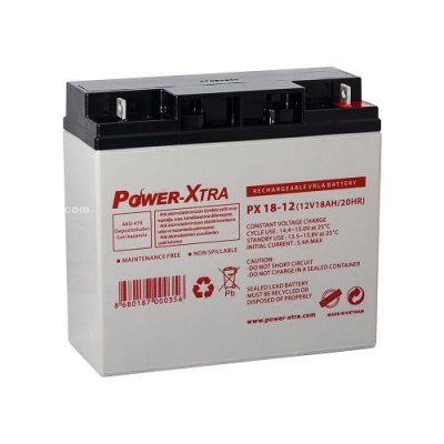 Power-xtra 12V 18Ah Bakımsız Akü