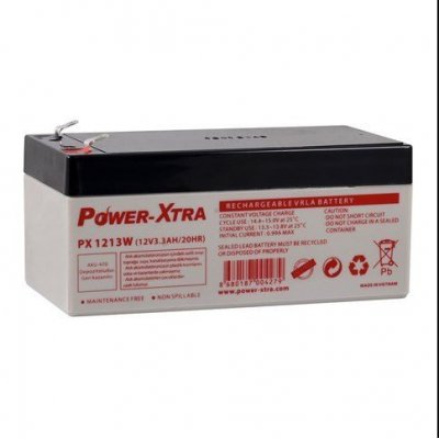 Power-Xtra 12V 3.3Ah Bakımsız Kuru Akü