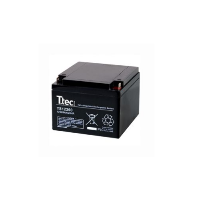 Ttec 12V 26Ah Bakımsız Kuru Akü