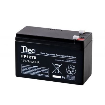 Ttec 12V 7Ah Bakımsız Kuru Akü