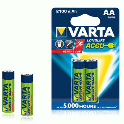 Varta 2100mAh Ready 2 Use AA Şarjlı Kalem Pil 2li