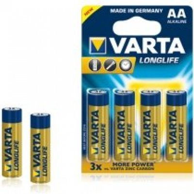 Varta Longlife AA Kalem Pil Alkalin 4lü