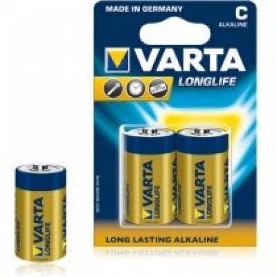 Varta Longlife C Alkalin Orta Pil 2li