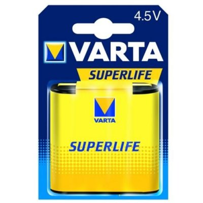 Varta Superlife 4.5V Manganez Yassı Pil