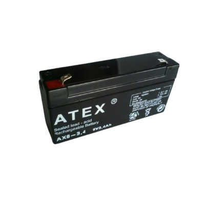 ATEX 6V 3.4 Ah Bakımsız Kuru Akü