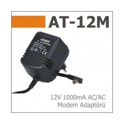 Ataba At-12M 12V 1000Mah AC-AC Modem Adaptörü