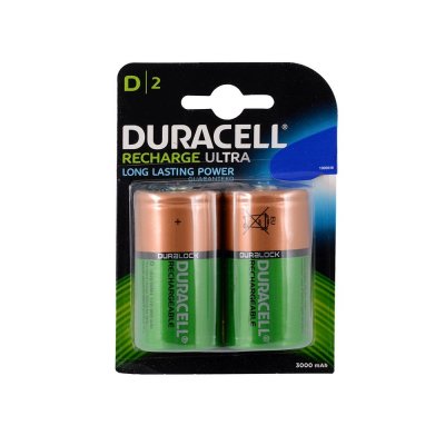 Duracell 3000 mAh D Size Şarjlı Pil 2li