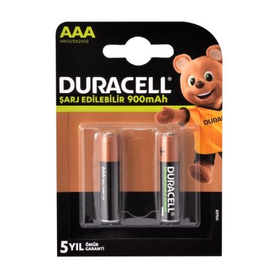 Duracell 900mAh AAA Şarjlı Kalem Pil 2li