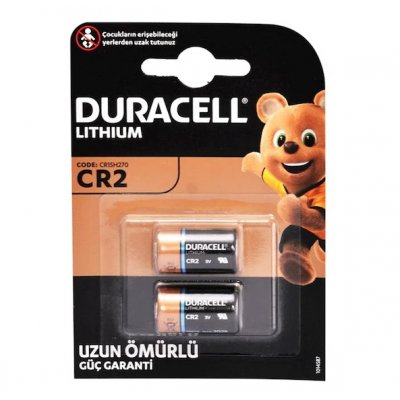 Duracell CR2 3V Lityum Pil 2li