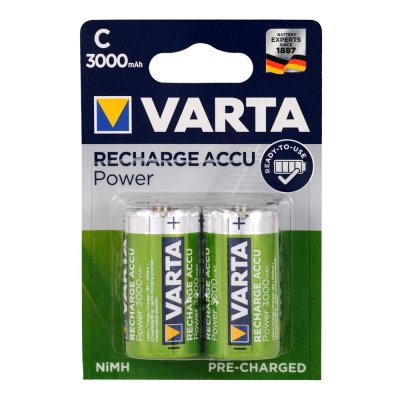 Varta Ready 2 Use 3000 mAh C Size Şarjlı Pil 2li